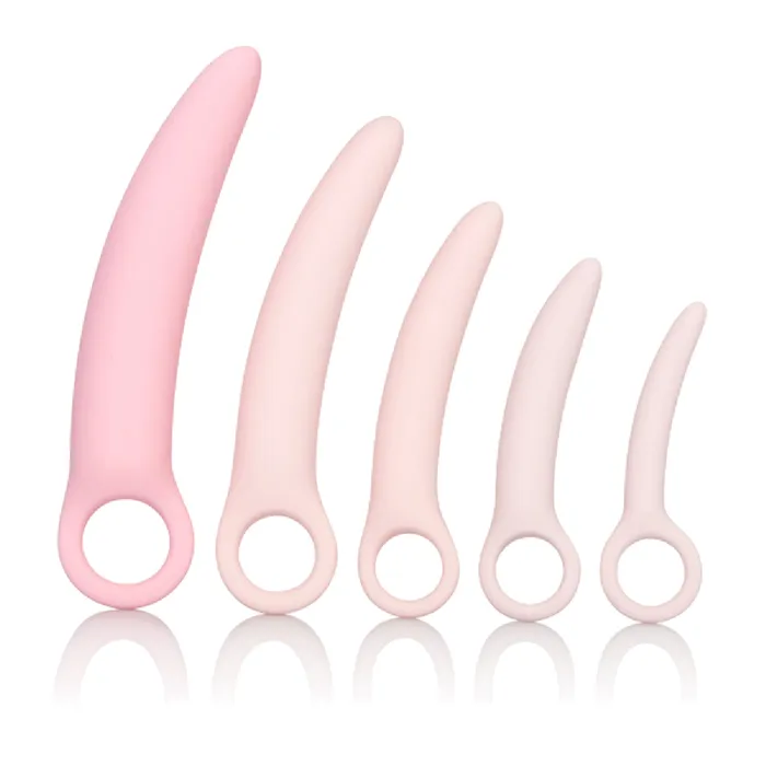 Couples Inspire Silicone Dilator 5Piece Set Adult Sex Toy Sexual Health Aid Pink California Exotic Novelties