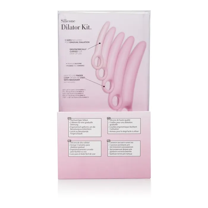 Couples Inspire Silicone Dilator 5Piece Set Adult Sex Toy Sexual Health Aid Pink California Exotic Novelties