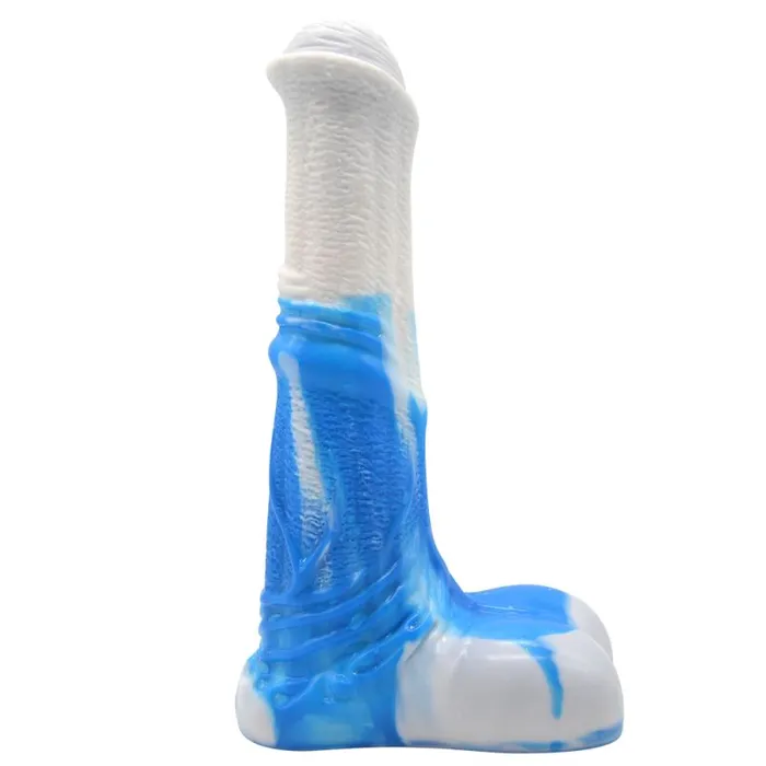 FAAK Horse Dildo BlueWhite Dildos