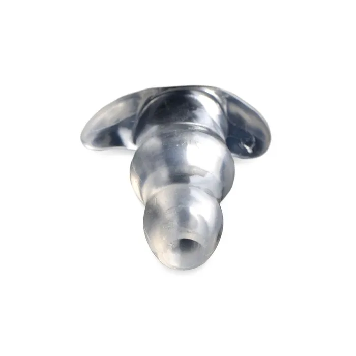 Master Series Male Sex Toys Clear View Hollow Anal Plug Small