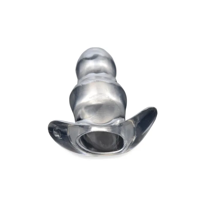 Master Series Male Sex Toys Clear View Hollow Anal Plug Small