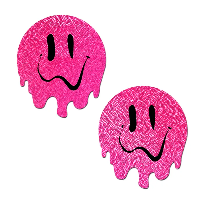 Neon Melty Smiley Face Pastease Dildos