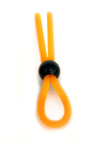 Rascal The Brawn Cock Leash Single Glow Orange Dildos