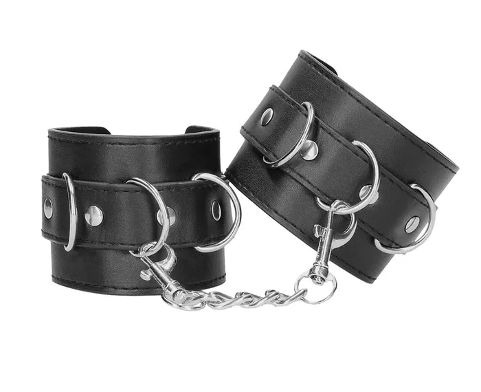 Restraints Erotica Adult Toys Black White Wrist or Ankle Cuffs