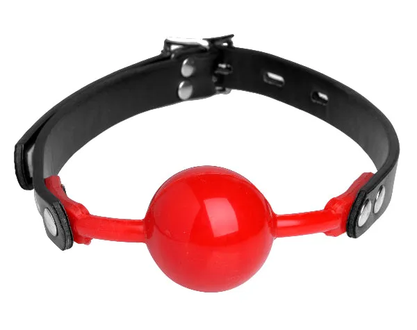 XR Brands Male Sex Toys The Hush Gag Silicone Comfort Ball Gag