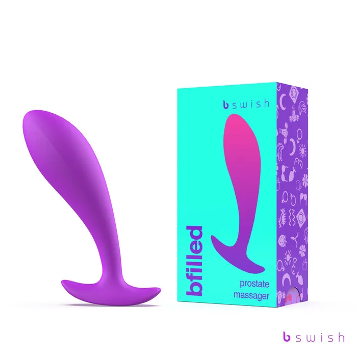 Bswish Male Sex Toys Bfilled Basic Orchid 10 cm Prostate Massager