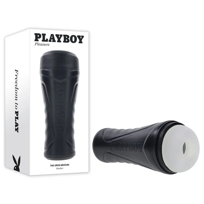 Male Sex Toys Playboy Pleasure THE URGE MEDIUM Clear Stroker Playboy Pleasure