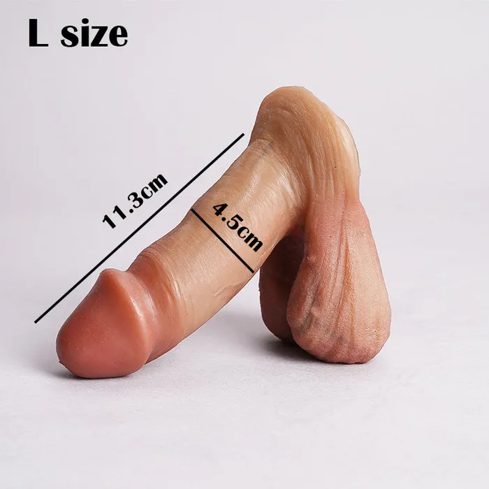 MRIMIN Male Sex Toys MRIMIN FTM Transgender 2 in 1 STP UltraLifelike Prosthetic Realistic Penis Stand to Pee PackerUL28