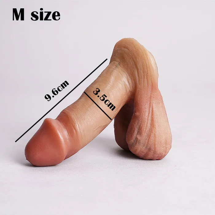 MRIMIN Male Sex Toys MRIMIN FTM Transgender 2 in 1 STP UltraLifelike Prosthetic Realistic Penis Stand to Pee PackerUL28