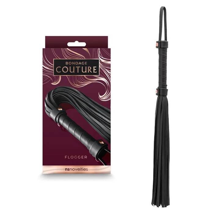 NS Novelties Couples Bondage Couture Flogger Flogger Whip