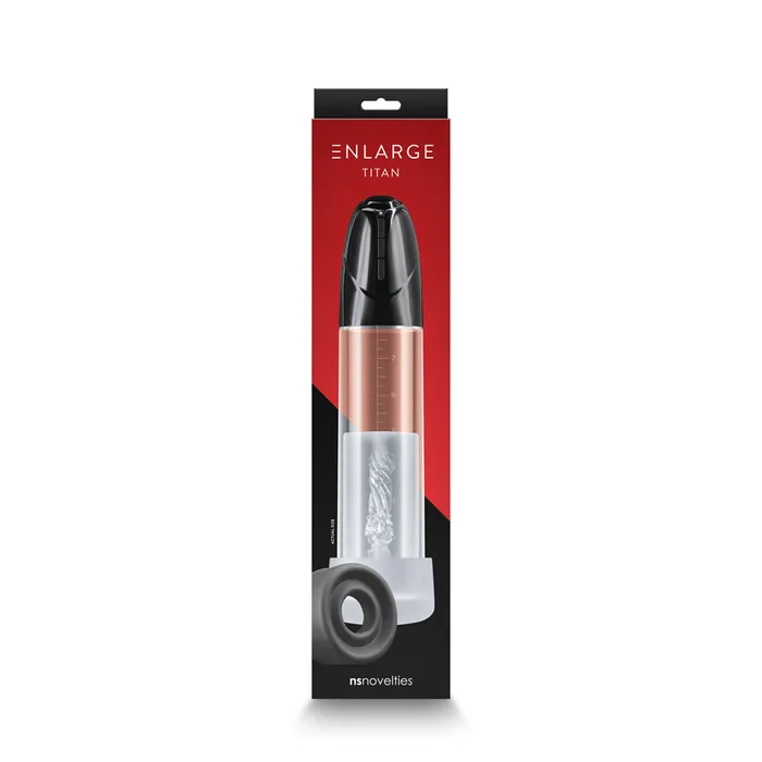 NS Novelties Male Sex Toys Enlarge Titan Penis Pump Black