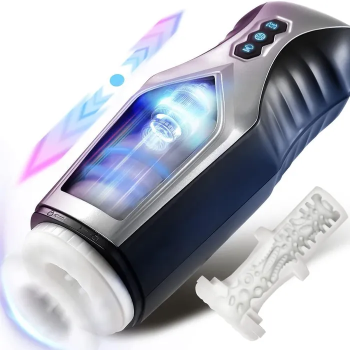 soniker Male Sex Toys Automatic Male Telescopic Masturbator Penis Stroker Thrusting Rotating Electric Vagina Pocket Pussy Cup