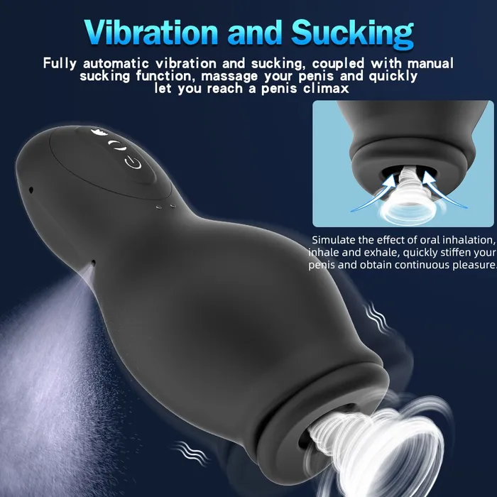 soniker Male Sex Toys Male Masturbator 7 Speed Sucking Vibration Blowjob Machine Vagina Masturbation Cup