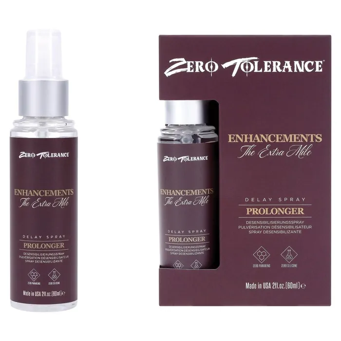 Zero Tolerance Male Sex Toys Zero Tolerance Enhancements The Extra Mile Delay Spray for Men 60 ml Spray